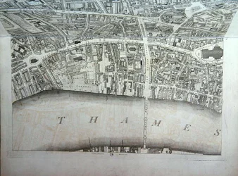 Plan of the City of London, publicerad 1813 (se 247355-247357)